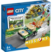 Køb LEGO City Redningsmissioner for vilde dyr billigt på Legen.dk!