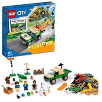 Køb LEGO City Redningsmissioner for vilde dyr billigt på Legen.dk!
