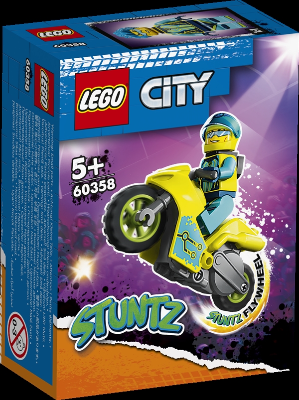 Køb LEGO City Cyber-stuntmotorcykel billigt på Legen.dk!
