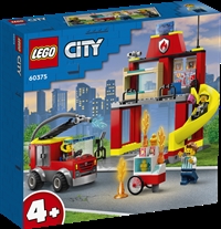 Køb LEGO City Brandstation og brandbil billigt på Legen.dk!