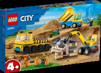 Køb LEGO City Entreprenørmaskiner og nedrivningskran billigt på Legen.dk!