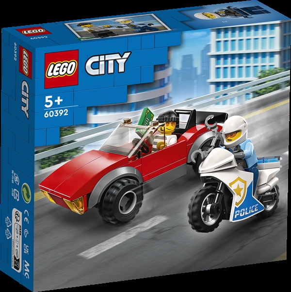 Køb LEGO City Politimotorcykel på biljagt billigt på Legen.dk!