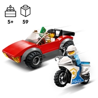 Køb LEGO City Politimotorcykel på biljagt billigt på Legen.dk!