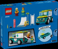 Køb LEGO City Ambulance og snowboarder billigt på Legen.dk!