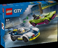 Køb LEGO City Biljagt med politi og muskelbil billigt på Legen.dk!