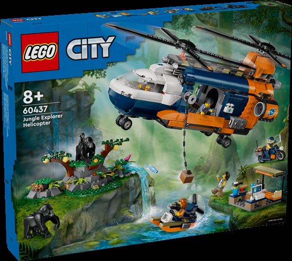 Køb LEGO City Jungleeventyr – helikopter og ekspeditionsbase billigt på Legen.dk!