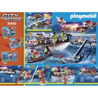 Køb PLAYMOBIL City Action Skibsredning: Slukningsudstyr med redningsbåd billigt på Legen.dk!