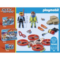 Køb PLAYMOBIL City Action Skibsredning: Dykkerbjergning med redningsdrone billigt på Legen.dk!