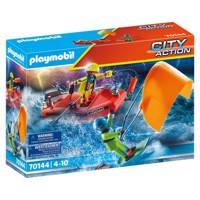 Køb PLAYMOBIL City Action Skibsredning: Kitesurferredning med båd billigt på Legen.dk!