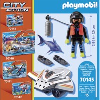 Køb PLAYMOBIL City Action Skibsredning: Dykkerscooter med redningsindsats billigt på Legen.dk!