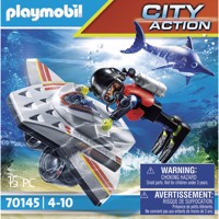 Køb PLAYMOBIL City Action Skibsredning: Dykkerscooter med redningsindsats billigt på Legen.dk!