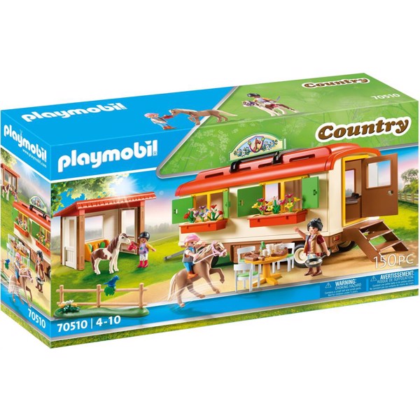 Køb PLAYMOBIL Country Ponycamp overnatningsvogn billigt på Legen.dk!