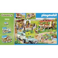 Køb PLAYMOBIL Country Ponycamp overnatningsvogn billigt på Legen.dk!