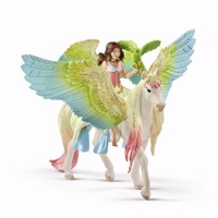 Køb Schleich Fairy Surah with glitter Pegasus billigt på Legen.dk!