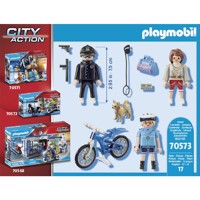 Køb PLAYMOBIL City Action Politicykel: Forfølgelse af lommetyven billigt på Legen.dk!