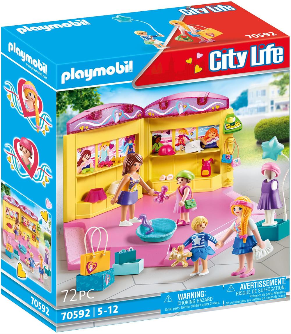 kat radius annoncere Køb PLAYMOBIL City Life Kids Fashion Store billigt på Legen.dk!