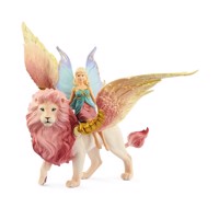 Køb Schleich Fairy in Flight on Winged Lion billigt på Legen.dk!