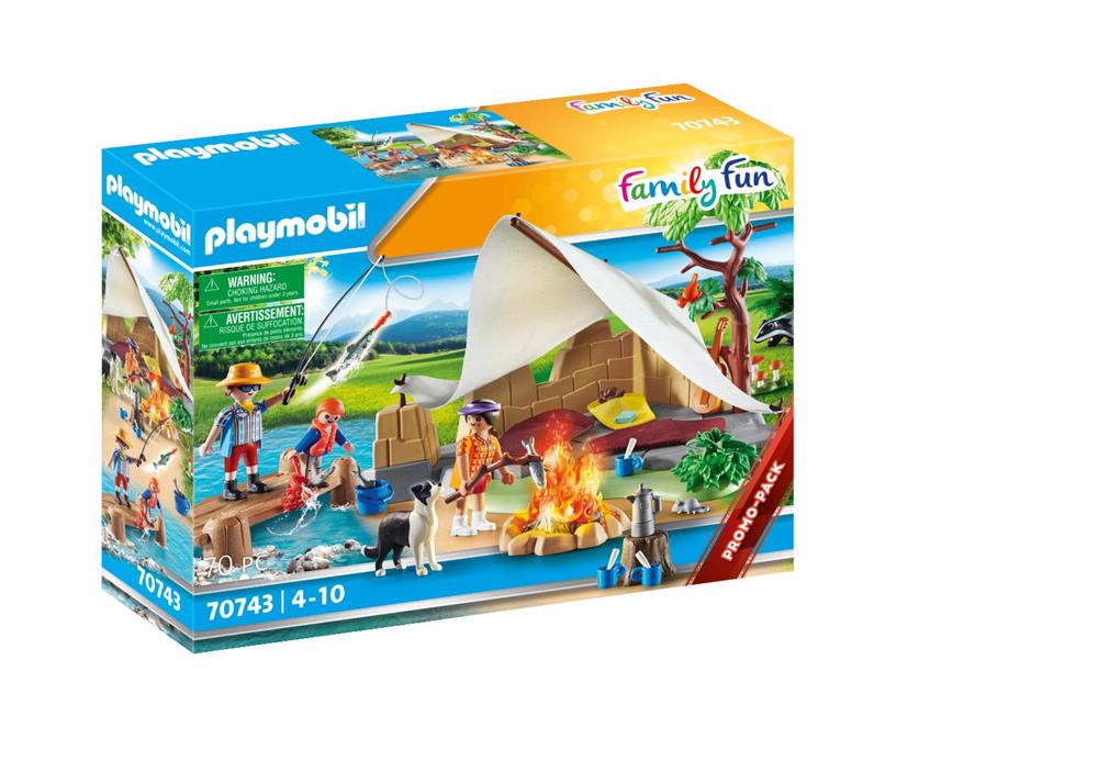 navneord Brobrygge Brudgom Køb PLAYMOBIL Family Fun Familie på campingtur billigt på Legen.dk!