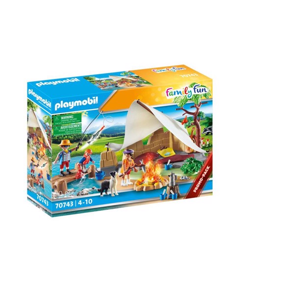 Køb PLAYMOBIL Family Fun Familie på campingtur billigt på Legen.dk!