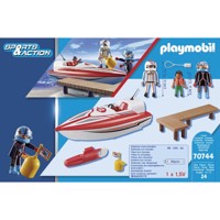 Køb PLAYMOBIL Sports and action Speedbåd med undervandsmotor billigt på Legen.dk!