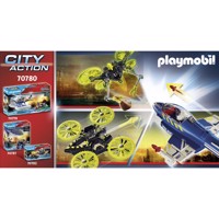 Køb PLAYMOBIL City Action Politi-jet: dronejagt billigt på Legen.dk!