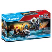 Køb PLAYMOBIL City Action Politi-jetpack: Anholdelse af kunsttyven billigt på Legen.dk!