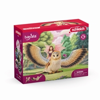 Køb Schleich Fairy in Flight on Glam Owl V2 billigt på Legen.dk!