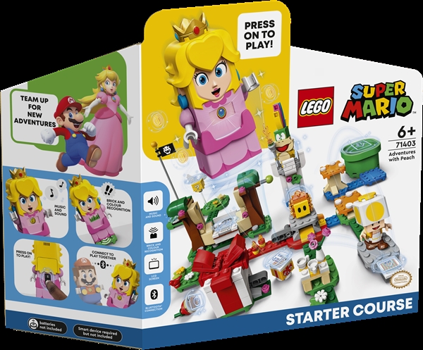 Køb LEGO Super Mario Eventyr med Peach - startbane billigt på Legen.dk!
