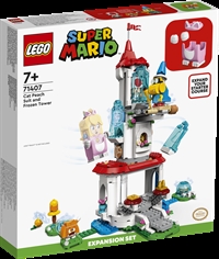 Køb LEGO Super Mario Peach-kattedragt og frosttårn – udvidelsessæt billigt på Legen.dk!