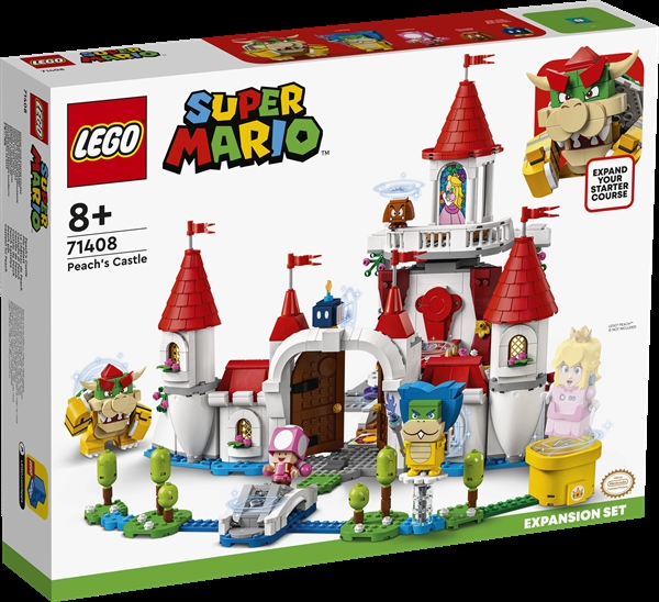 Køb LEGO Super Mario Princess Peach\'s Castle - udvidelsessæt billigt på Legen.dk!