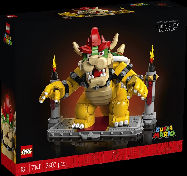 Køb LEGO Super Mario Den mægtige Bowser billigt på Legen.dk!