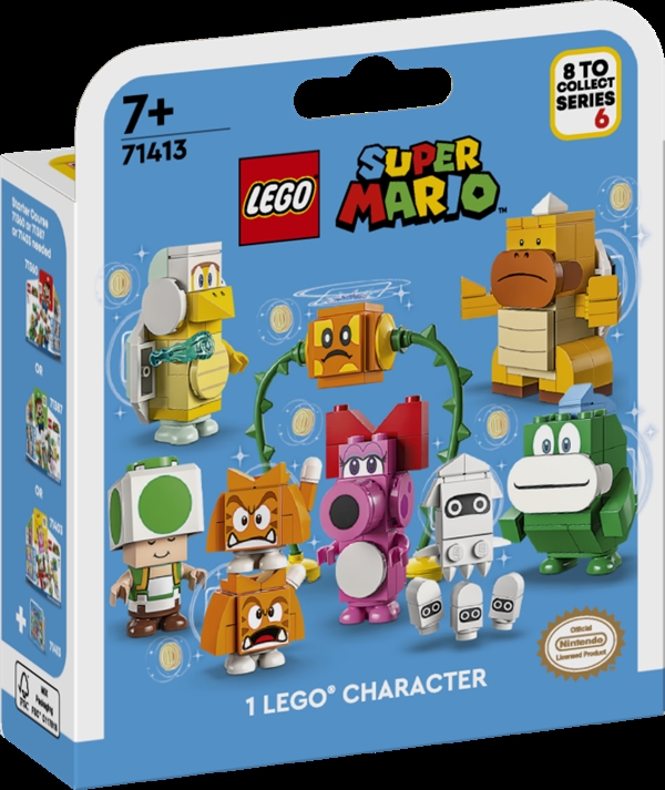 Køb LEGO Super Mario Figurpakker – serie 6 billigt på Legen.dk!