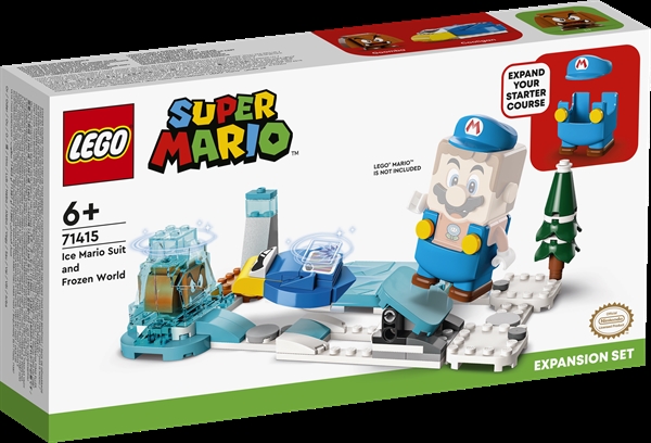Køb LEGO Super Mario Is-Mario-dragt og Frozen World – udvidelsessæt billigt på Legen.dk!