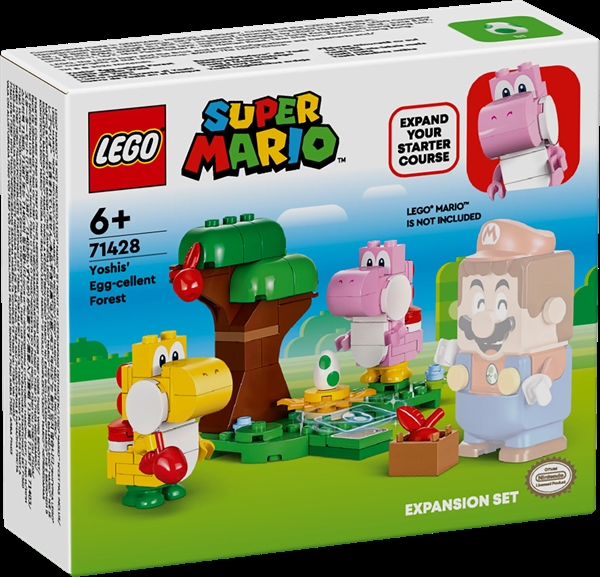 Køb LEGO Super Mario Yoshi\'ernes fantastiske skov – udvidelsessæt billigt på Legen.dk!