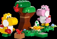 Køb LEGO Super Mario Yoshi\'ernes fantastiske skov – udvidelsessæt billigt på Legen.dk!