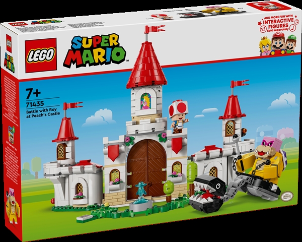 Køb LEGO Super Mario Kamp mod Roy ved Peach\'s Castle billigt på Legen.dk!