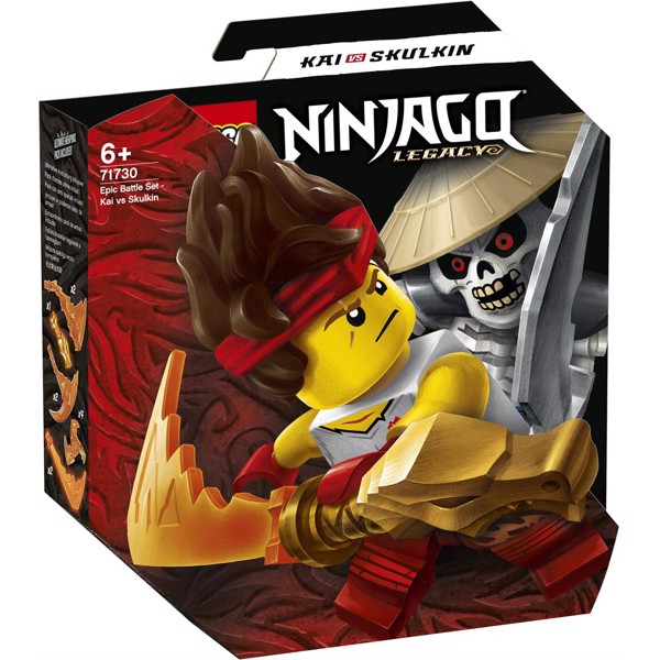 Køb LEGO Ninjago Episk kampsæt – Kai mod Skulkin-kriger billigt på Legen.dk!