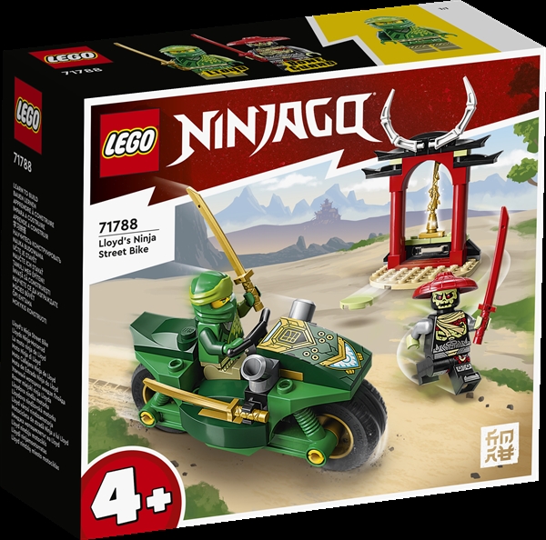 Køb LEGO Ninjago Lloyds ninja-motorcykel billigt på Legen.dk!