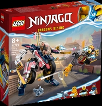 Køb LEGO Ninjago Soras forvandlings-mech-motorcykel billigt på Legen.dk!