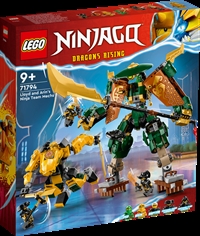 Køb LEGO Ninjago Lloyd og Arins ninjateam-mechs billigt på Legen.dk!