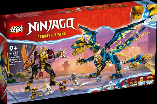 Køb LEGO Ninjago Elementdrage mod kejserinde-kamprobotten billigt på Legen.dk!