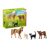 Køb Schleich Schleich Farm World 4pack Animals billigt på Legen.dk!