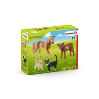Køb Schleich Schleich Farm World 4pack Animals billigt på Legen.dk!