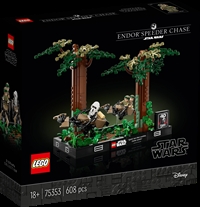 Køb LEGO Star Wars Diorama med speederjagt på Endor  billigt på Legen.dk!