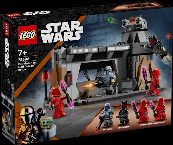 Køb LEGO Star Wars Paz Vizsla og moff Gideons kamp billigt på Legen.dk!