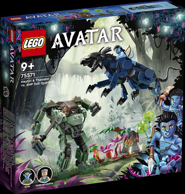 Køb LEGO Avatar Neytiri og thanator mod Quaritch i AMP-dragt billigt på Legen.dk!