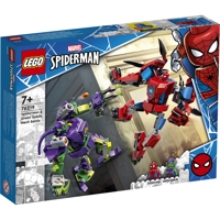 Køb LEGO Super Heroes Spider-Man og Green Goblins mech-robotkamp billigt på Legen.dk!