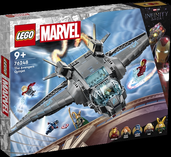 Køb LEGO Super Heroes Avengers\' quinjet billigt på Legen.dk!