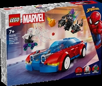 Køb LEGO Super Heroes Spider-Mans racerbil og Venom Green Goblin billigt på Legen.dk!