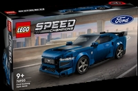 Køb LEGO Speed Champions Ford Mustang Dark Horse-sportsvogn billigt på Legen.dk!